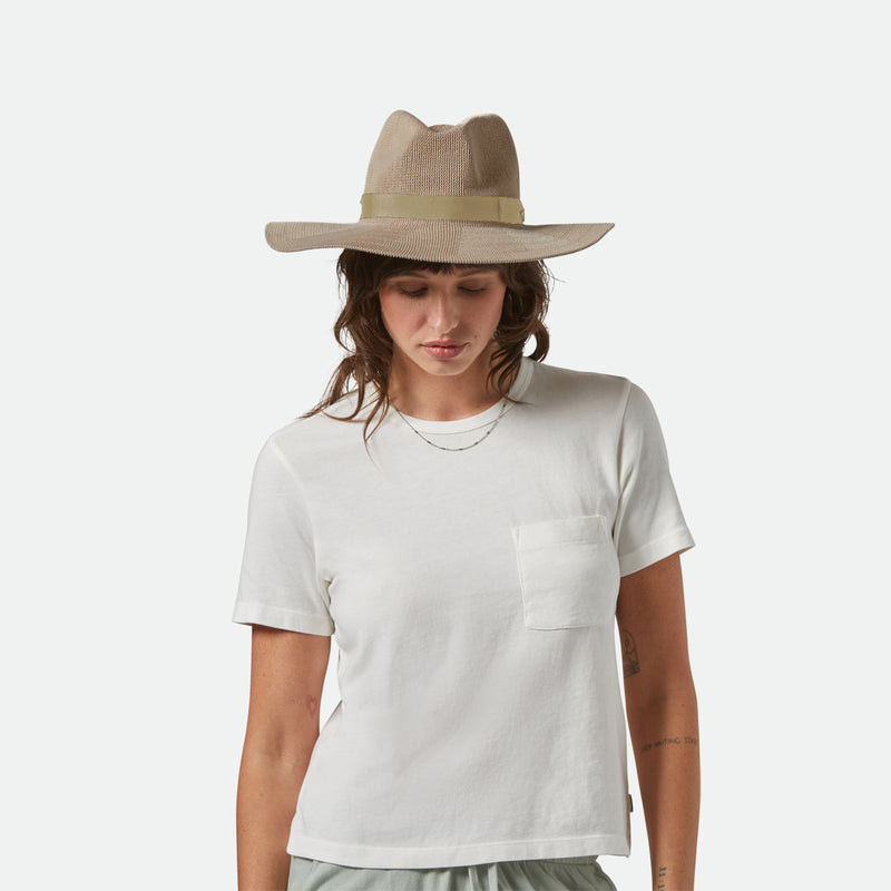 LYONS KNIT PATTERN PACKABLE HAT - LIGHT TAN/LIGHT TAN