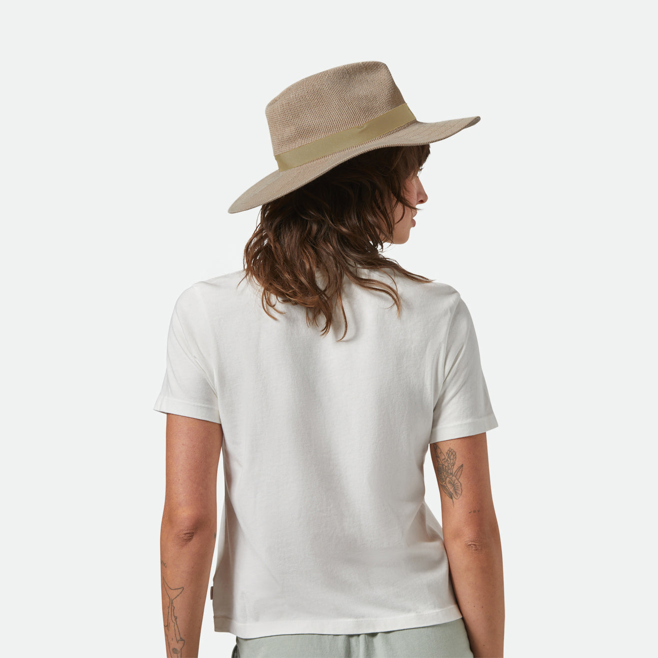 LYONS KNIT PATTERN PACKABLE HAT - LIGHT TAN/LIGHT TAN