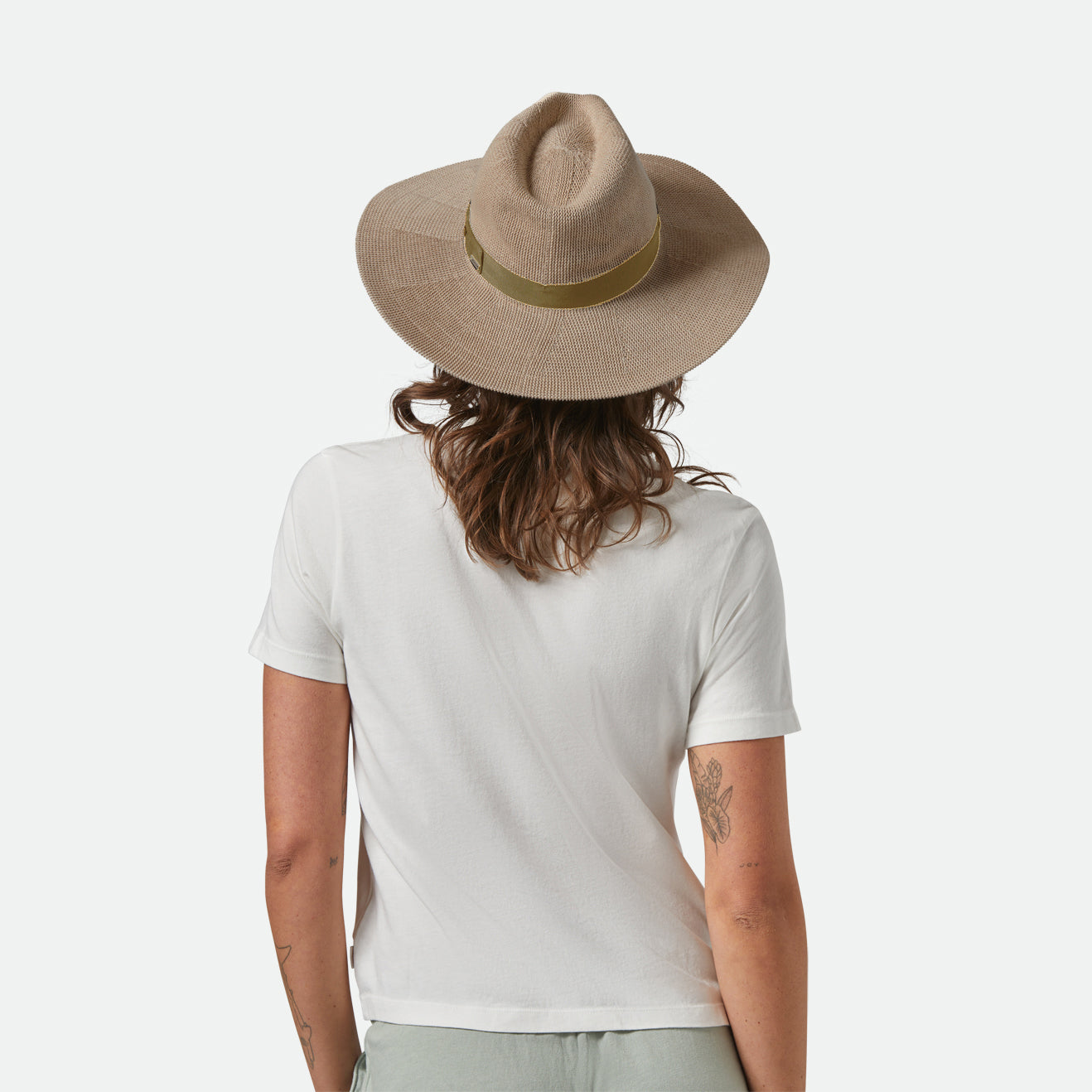 LYONS KNIT PATTERN PACKABLE HAT - LIGHT TAN/LIGHT TAN