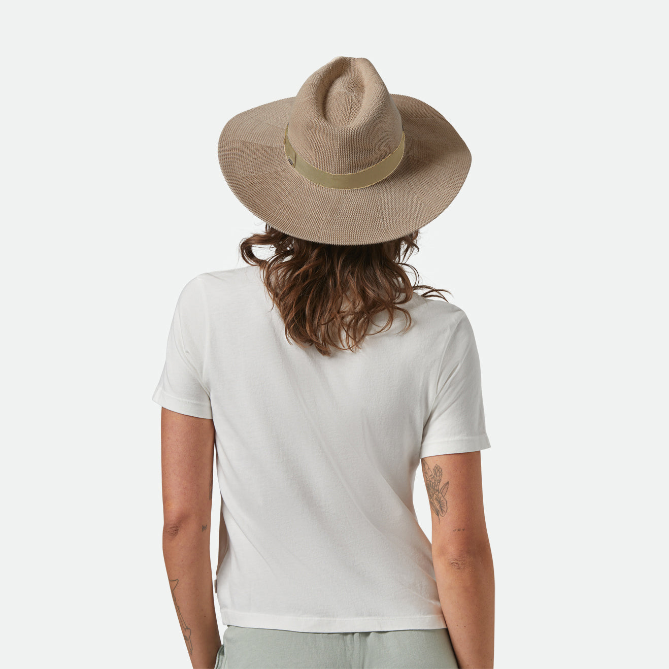 LYONS KNIT PATTERN PACKABLE HAT - LIGHT TAN/LIGHT TAN
