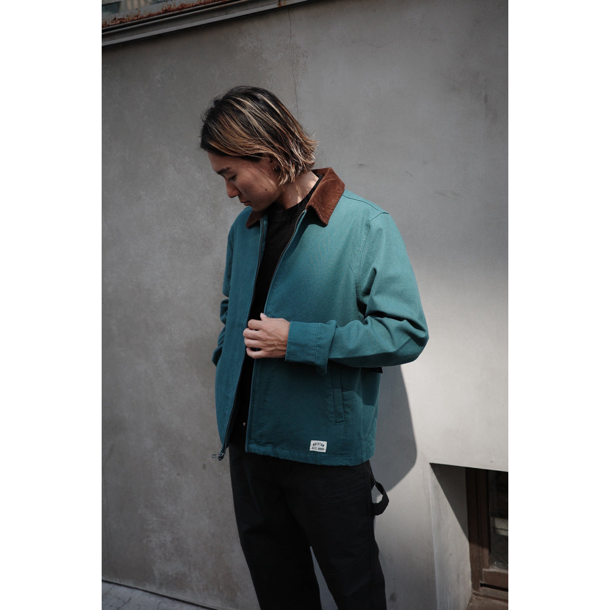 MECHANIC GARAGE ZIP JKT - NIGHT SAGE