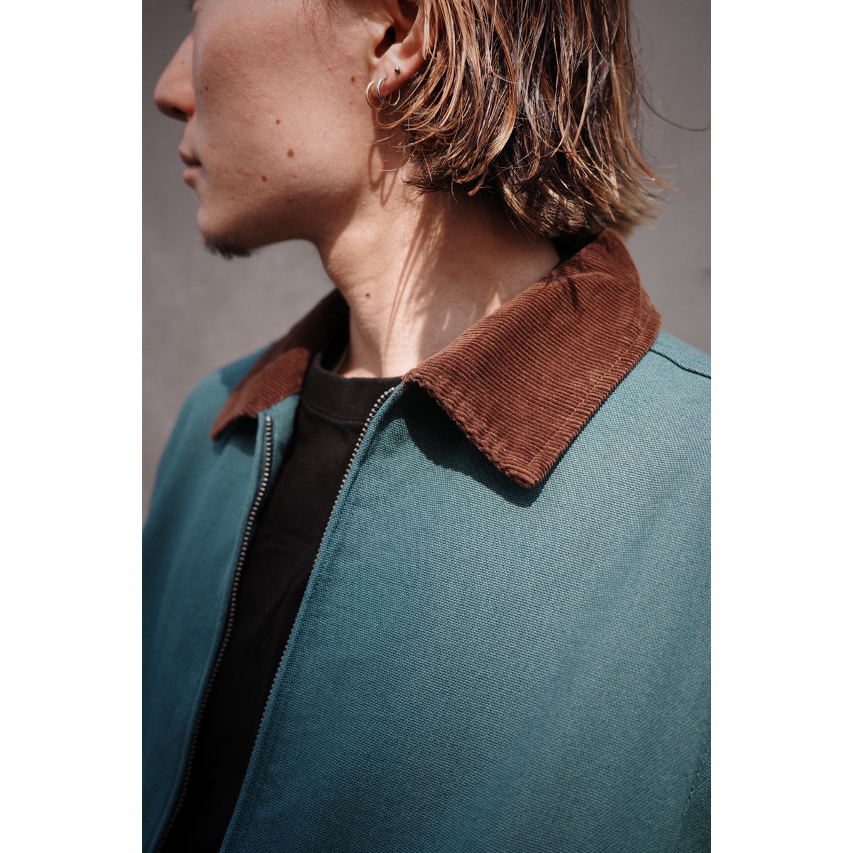 MECHANIC GARAGE ZIP JKT - NIGHT SAGE