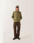 MECHANIC GARAGE ZIP JKT - OLIVE SURPLUS HERRINGBONE