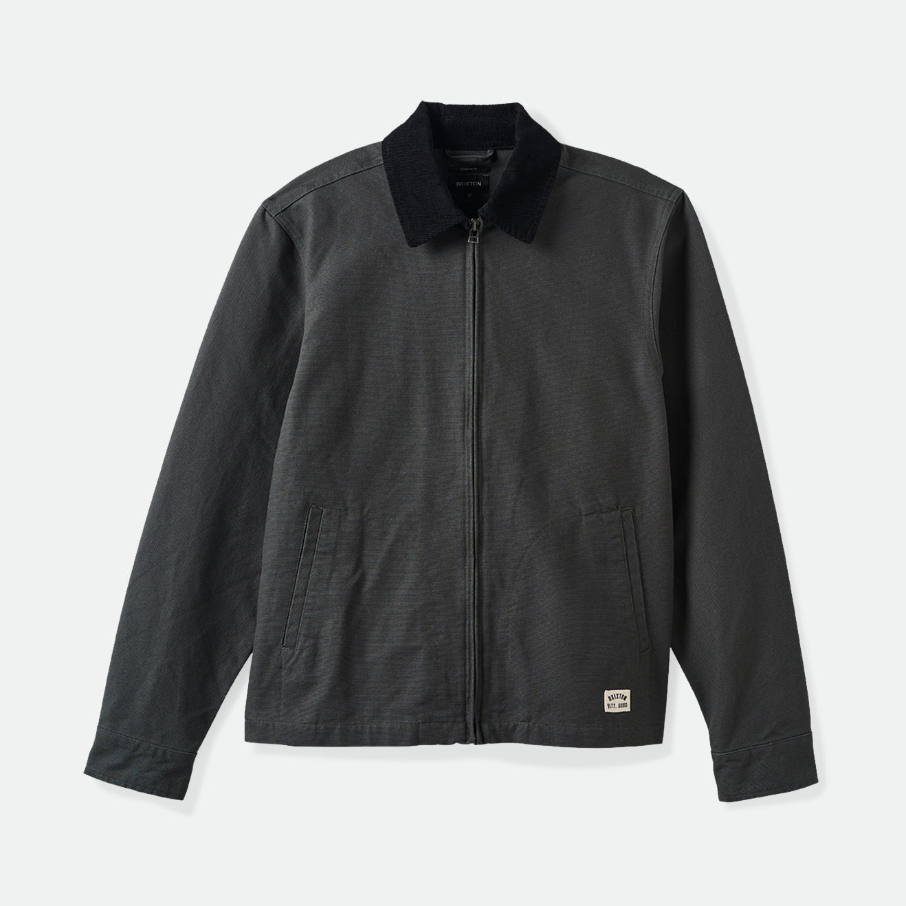 MECHANIC GARAGE ZIP JKT-WASHED BLACK