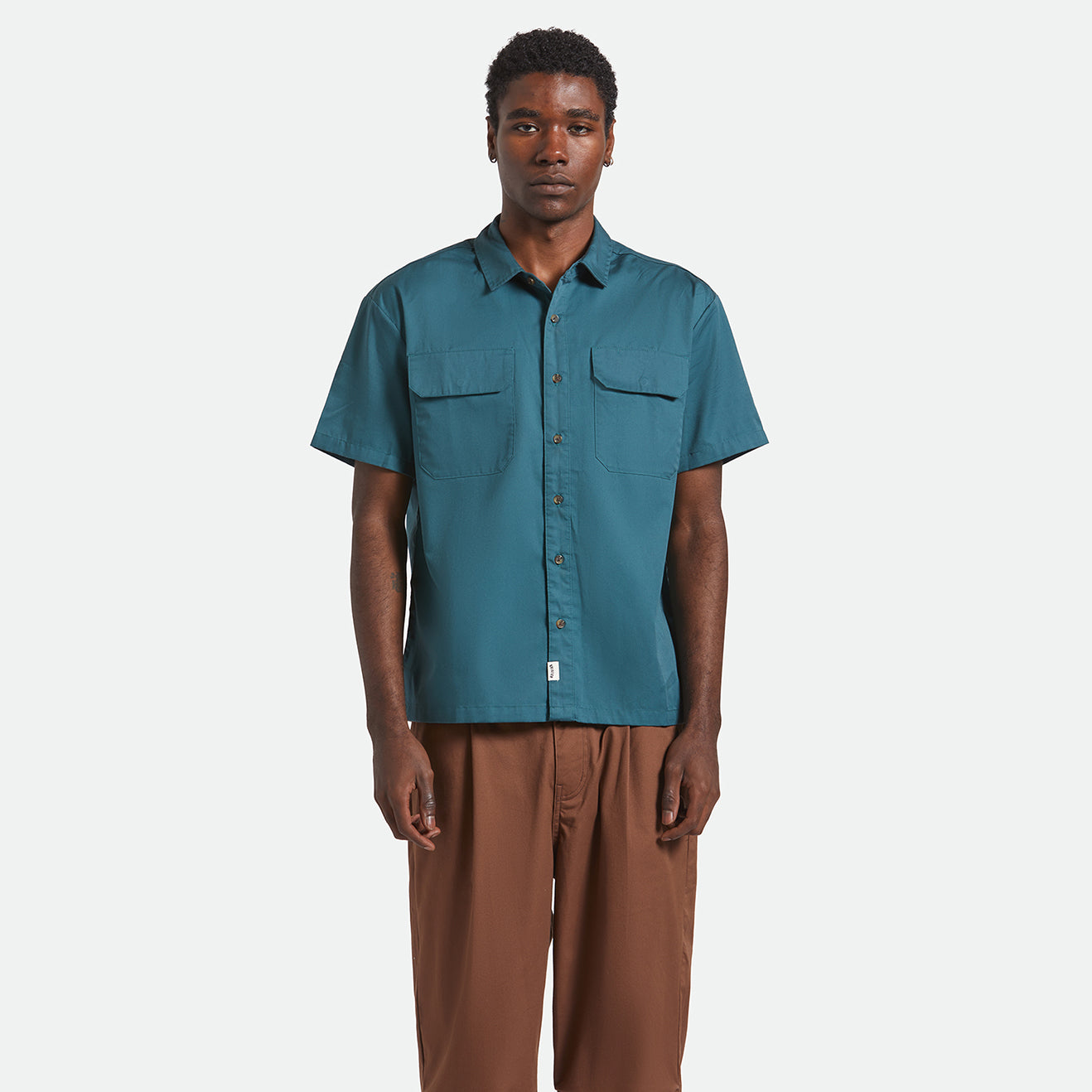 MECHANICS CRU S/S WVN - NIGHT SAGE