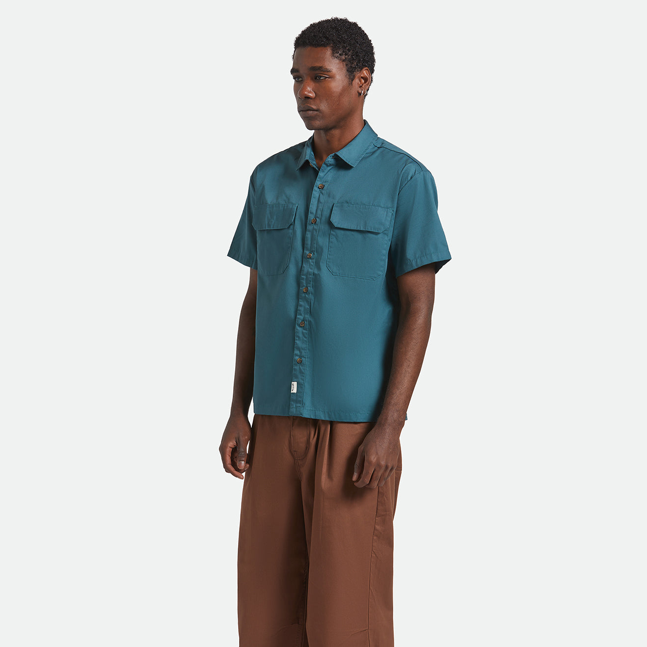 MECHANICS CRU S/S WVN - NIGHT SAGE