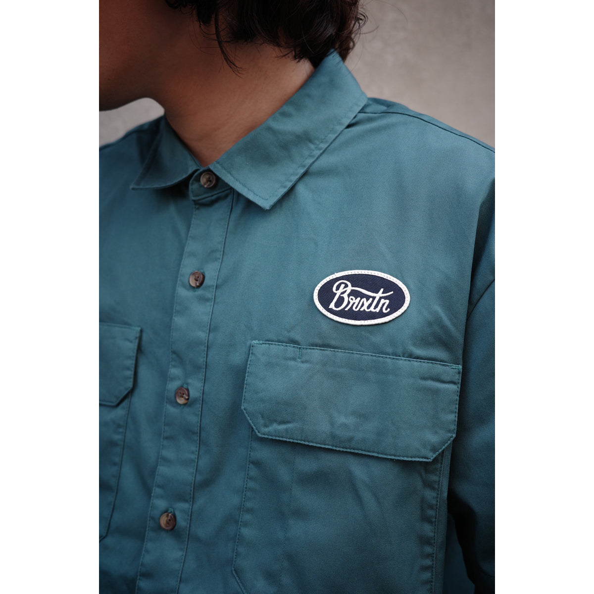 MECHANICS CRU S/S WVN - NIGHT SAGE