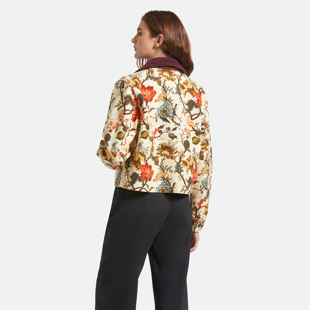 MECHANICS W GARAGE ZIP JACKET - BOTANICAL FLORAL