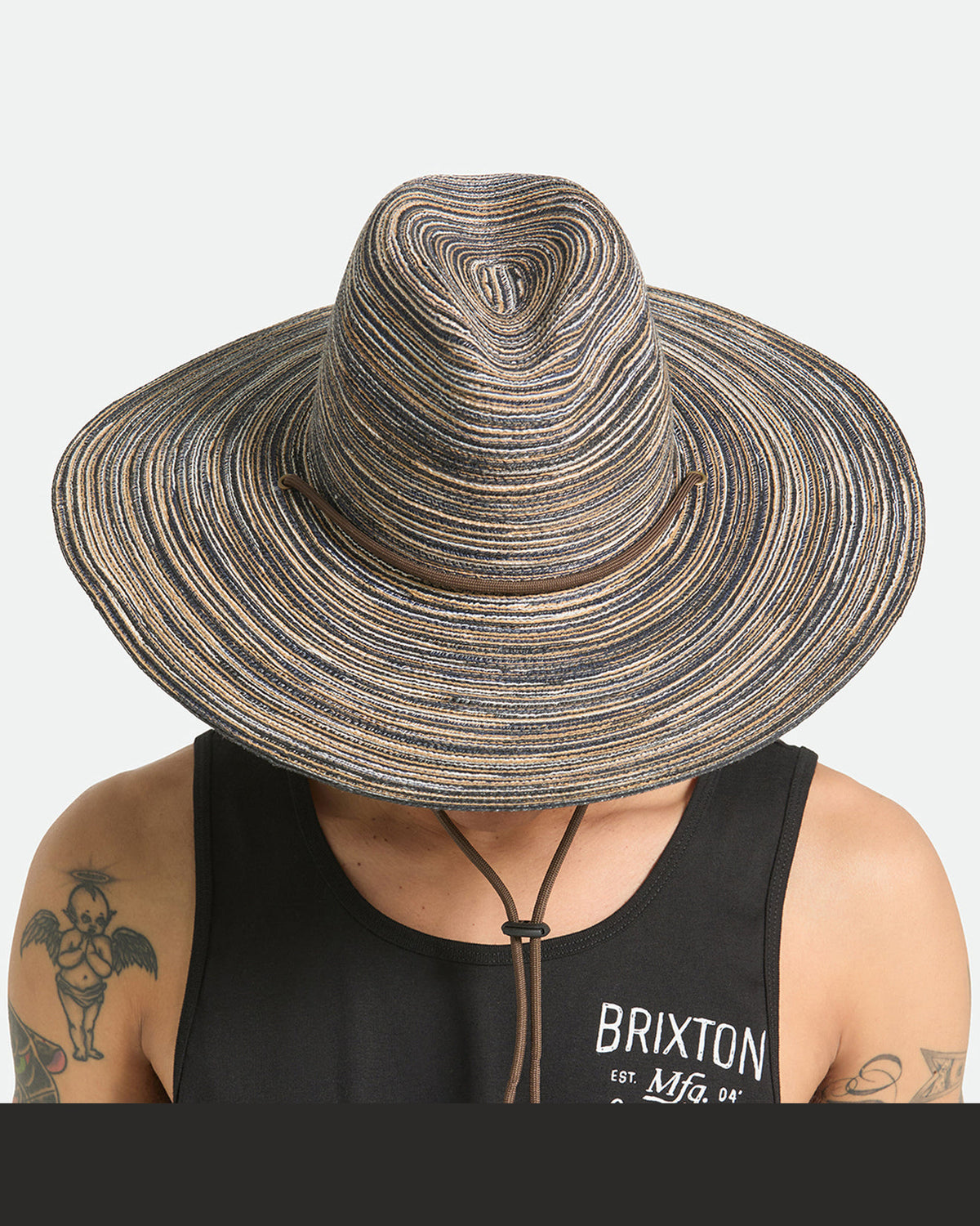 MITCH PACKABLE SUN HAT - BROWN