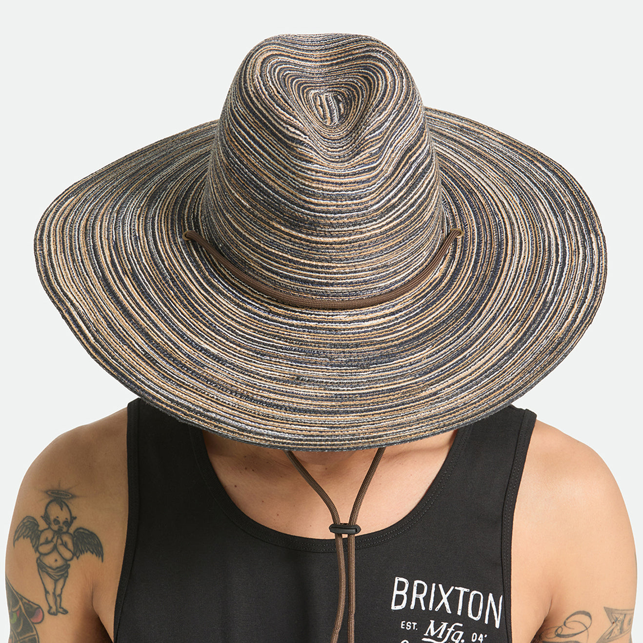 MITCH PACKABLE SUN HAT - BROWN