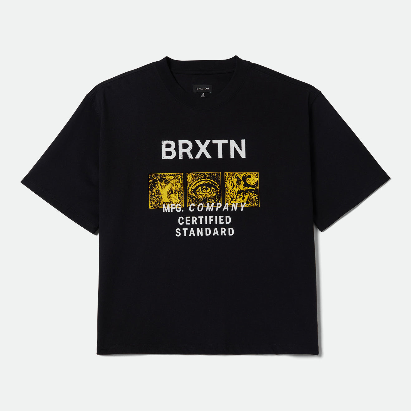 MOLLAR S/S CROPPED TEE - BLACK