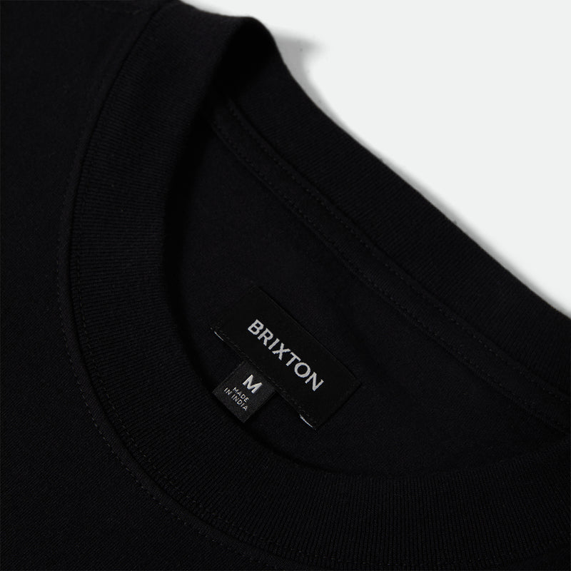 MOLLAR S/S CROPPED TEE - BLACK