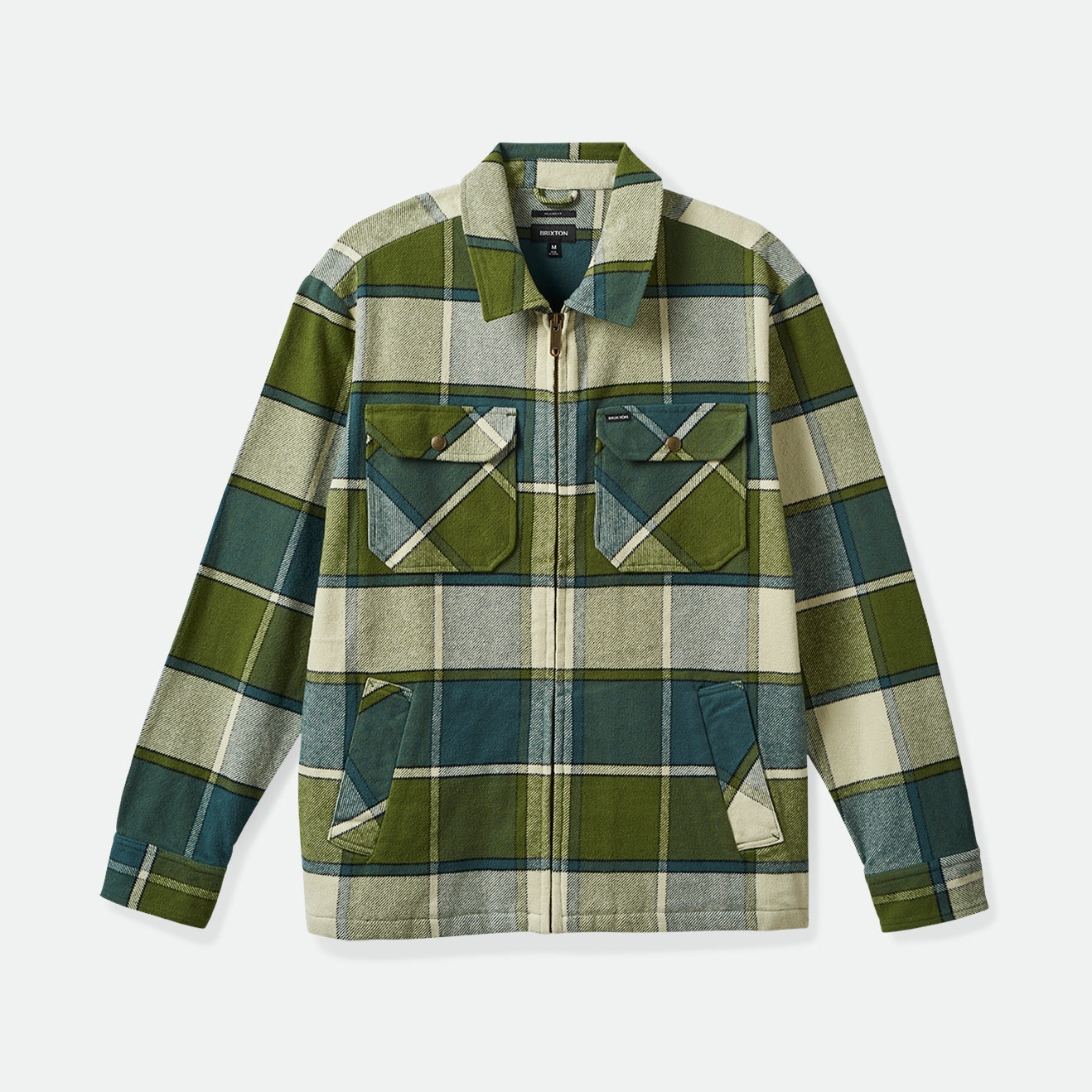 MOTOR ZIP JKT-BLUE MIRAGE/DILL PLAID