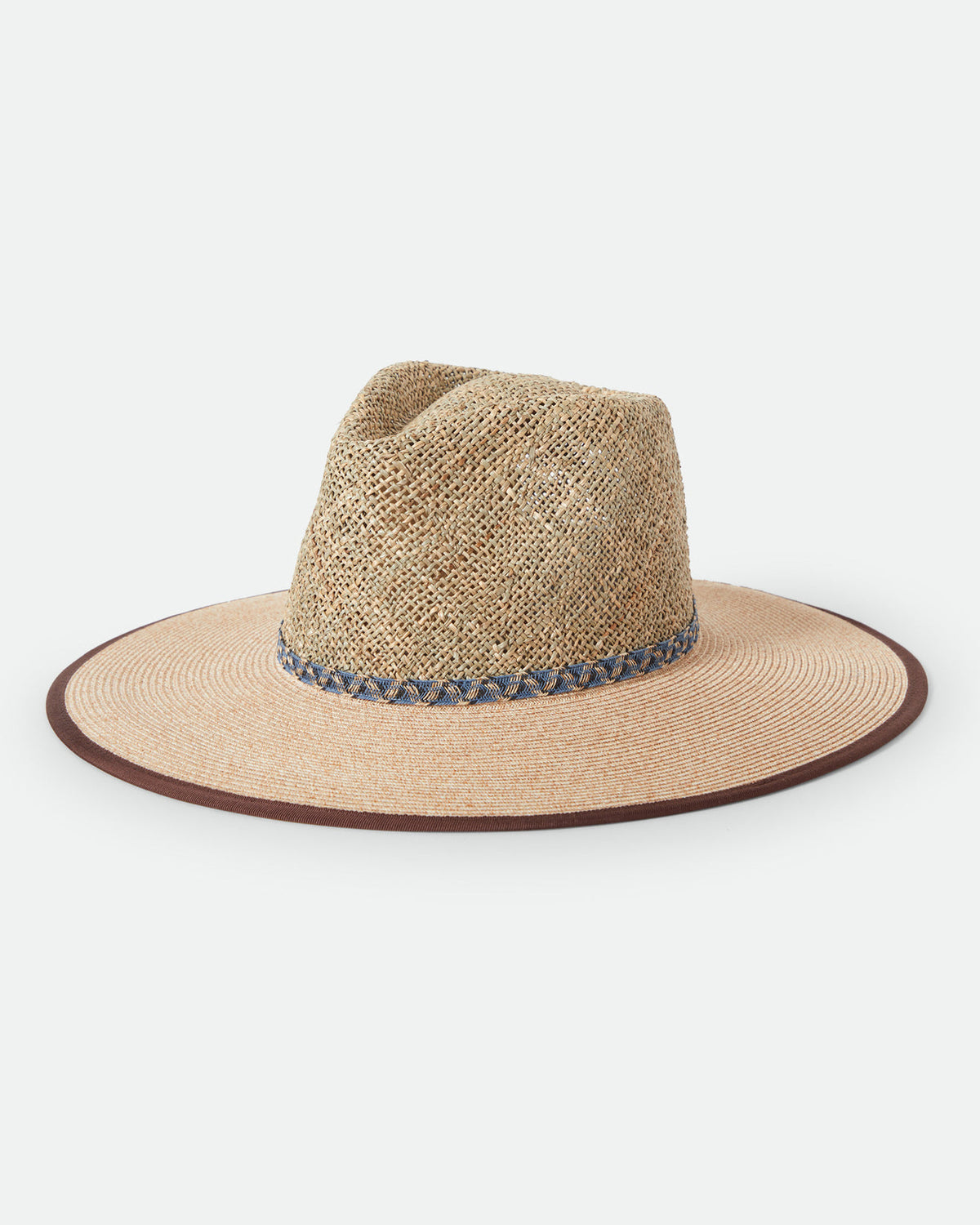 NOVA SEAGRASS STRAW HAT - NATURAL/BLACK