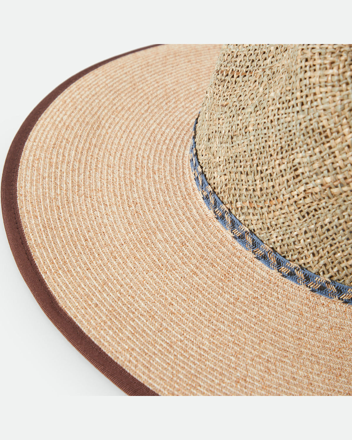 NOVA SEAGRASS STRAW HAT - NATURAL/BLACK
