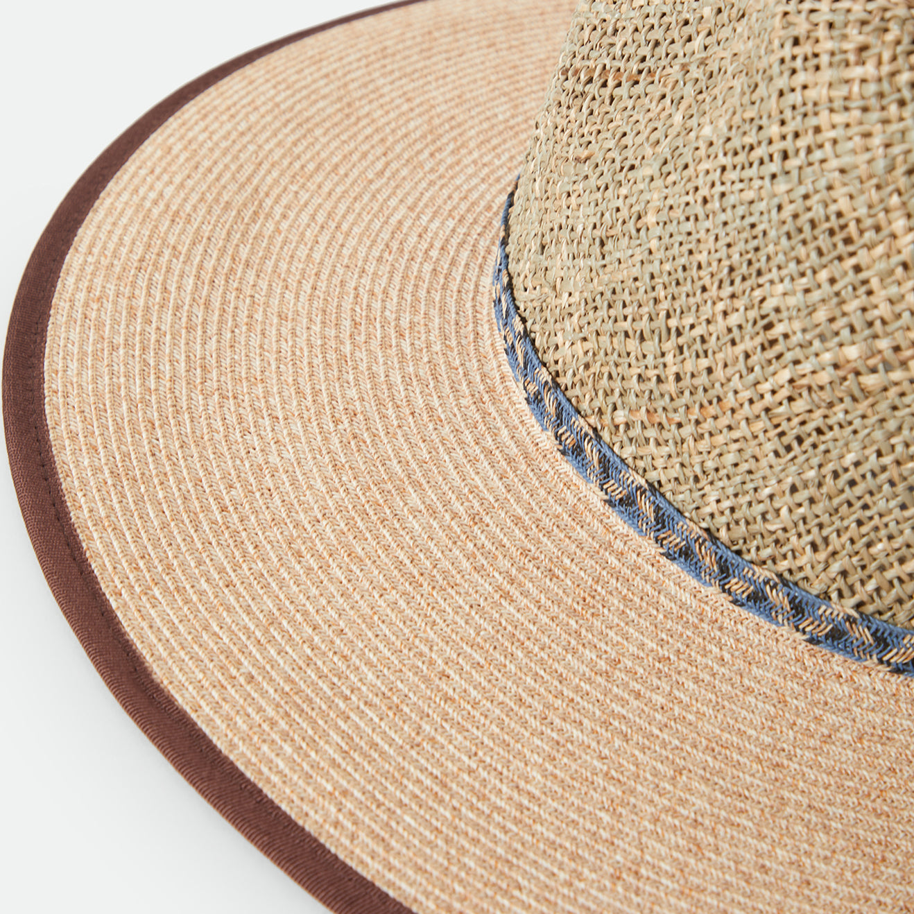 NOVA SEAGRASS STRAW HAT - NATURAL/BLACK