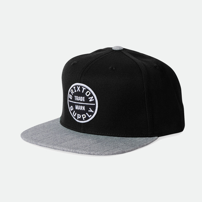 OATH III SNAPBACK - BLACK/HEATHER GREY/WHITE
