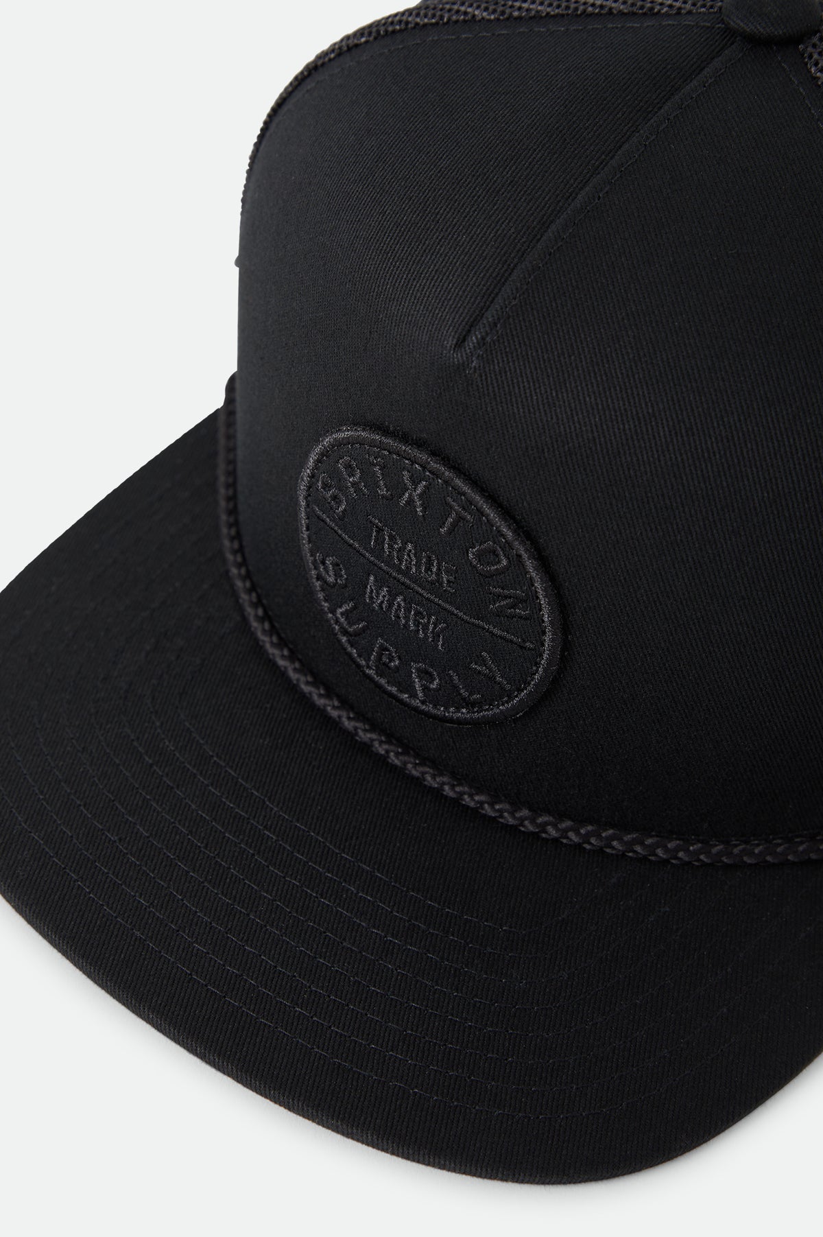OATH MP TRUCKER HAT - BLACK/BLACK/BLACK