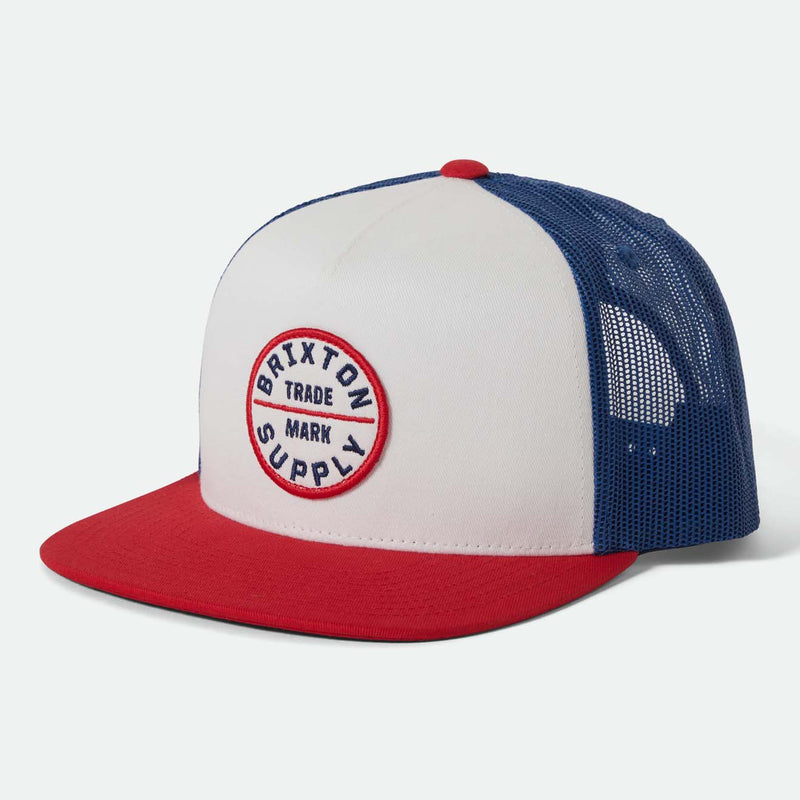 OATH MP TRUCKER HAT - WHITE/MIDNIGHT BLUE/ADRENALINE RUSH