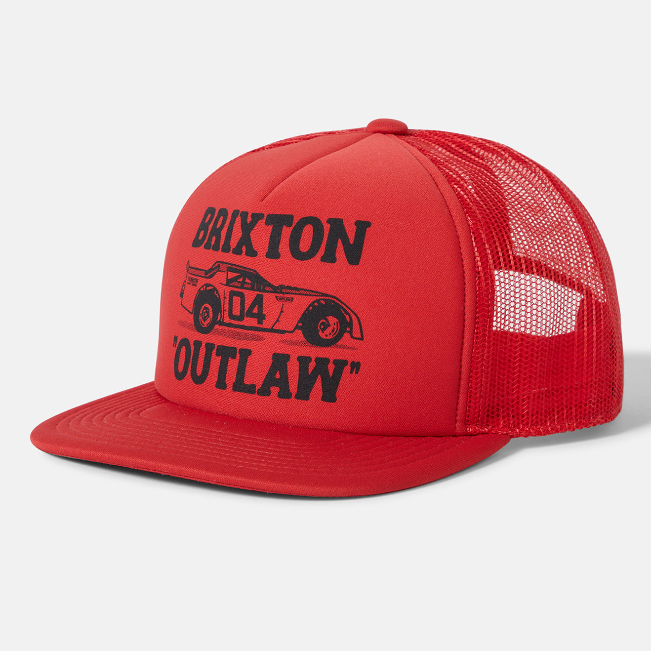 OUTLAW NP MP TRUCKER HAT-RED/RED