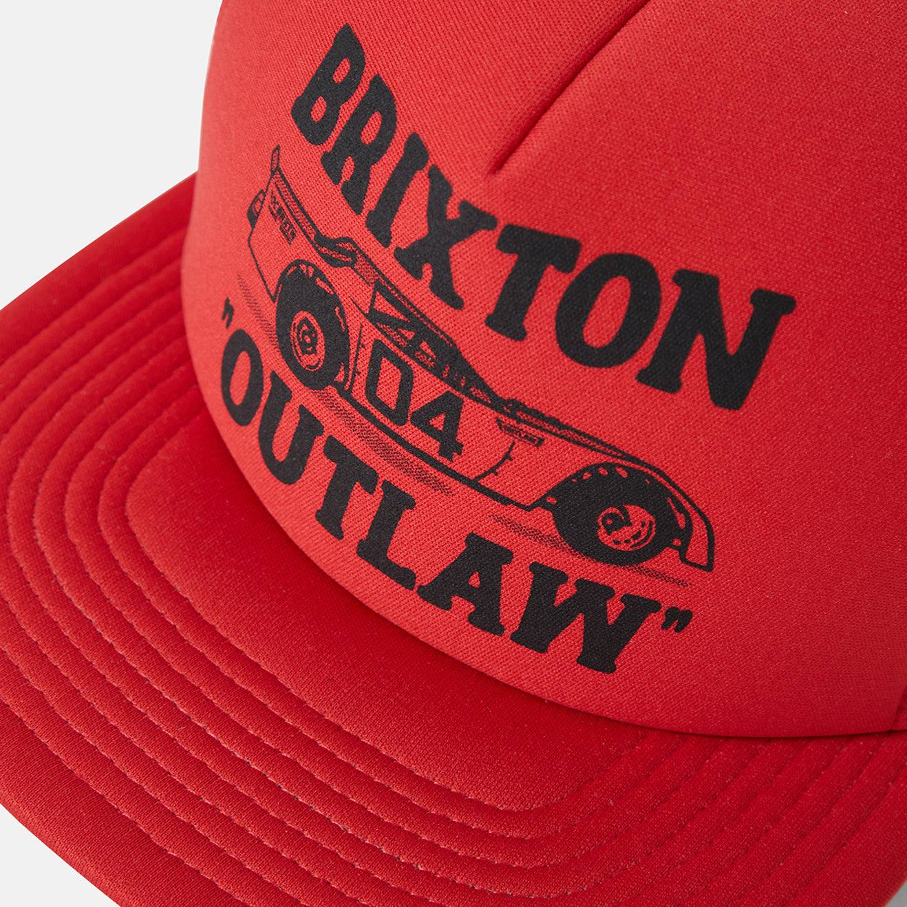 OUTLAW NP MP TRUCKER HAT-RED/RED