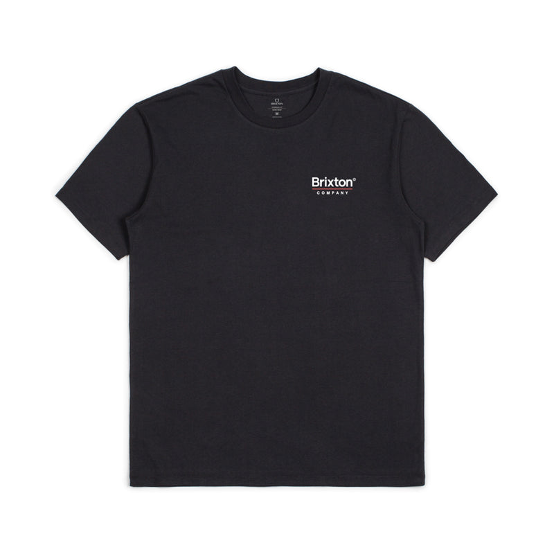 PALMER LINE S/S STT - WORN WASH BLACK