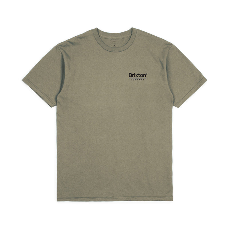 PALMER LINE S/S STT - WORN WASH MILITARY OLIVE