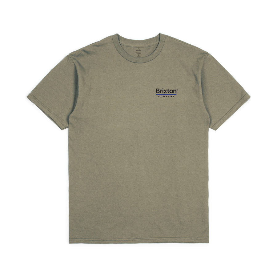 PALMER LINE S/S STT - WORN WASH MILITARY OLIVE