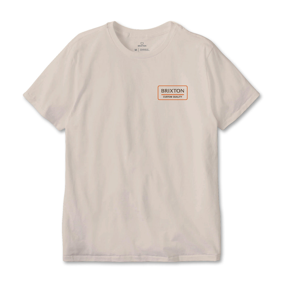 PALMER PROPER S/S STT-CREAM/PARADISE ORANGE/DARK EARTH