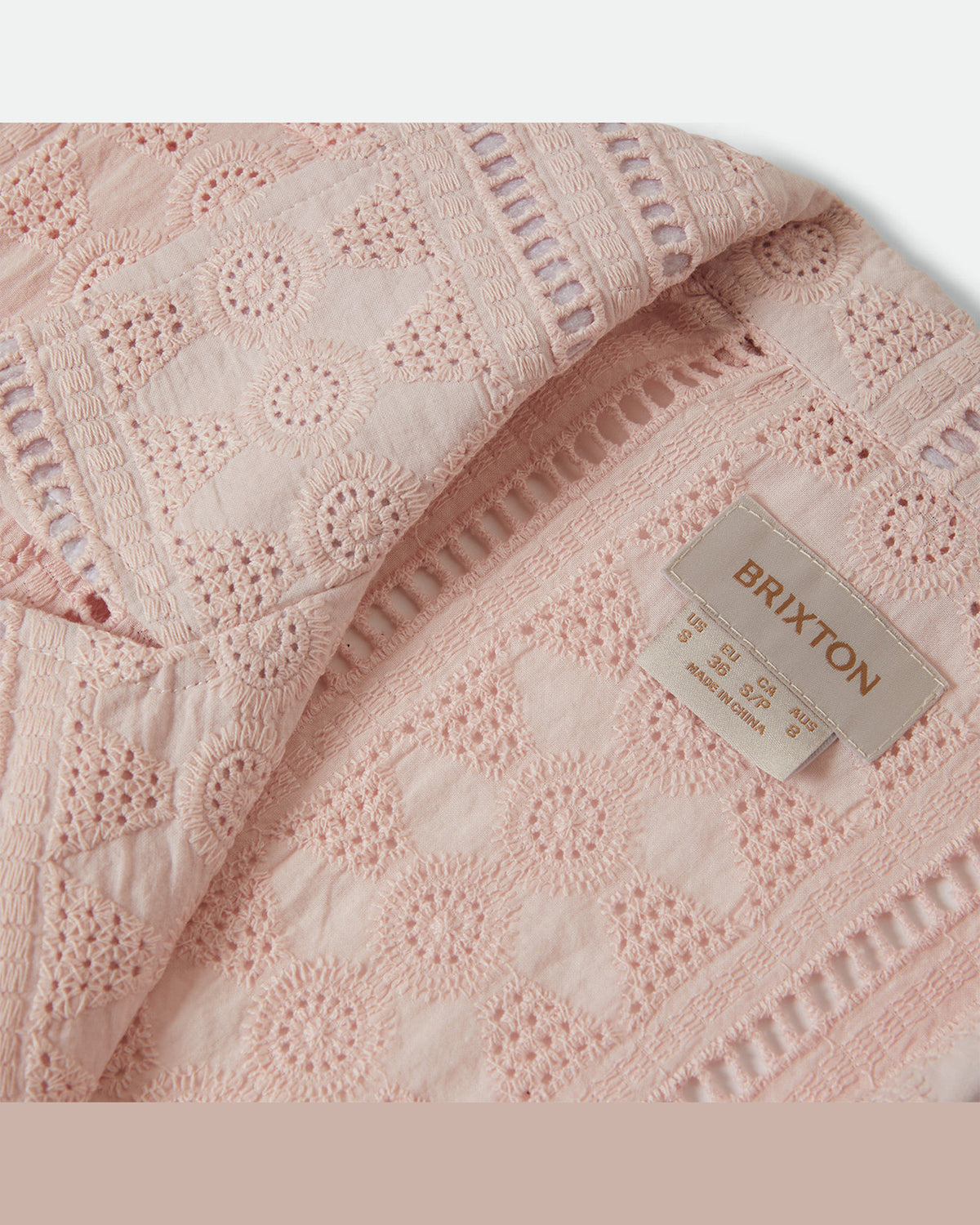 PARADISE LOUNGE S/S WOVEN - CHALK PINK