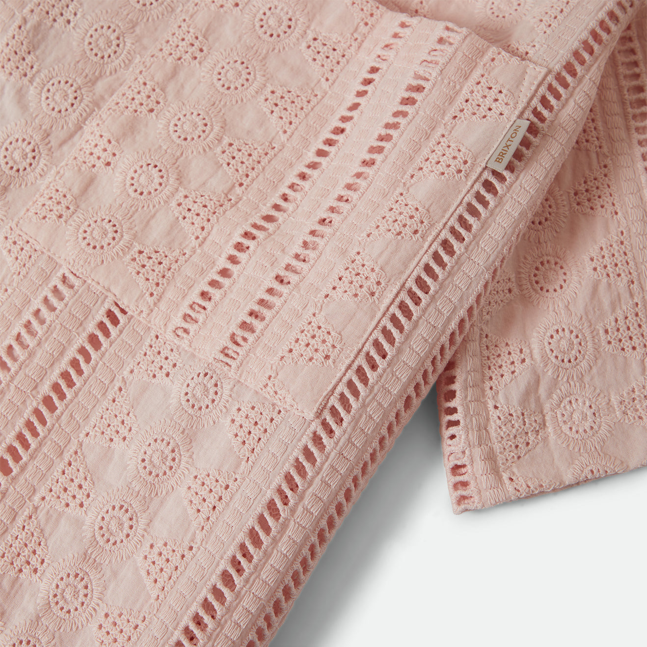 PARADISE LOUNGE S/S WOVEN - CHALK PINK