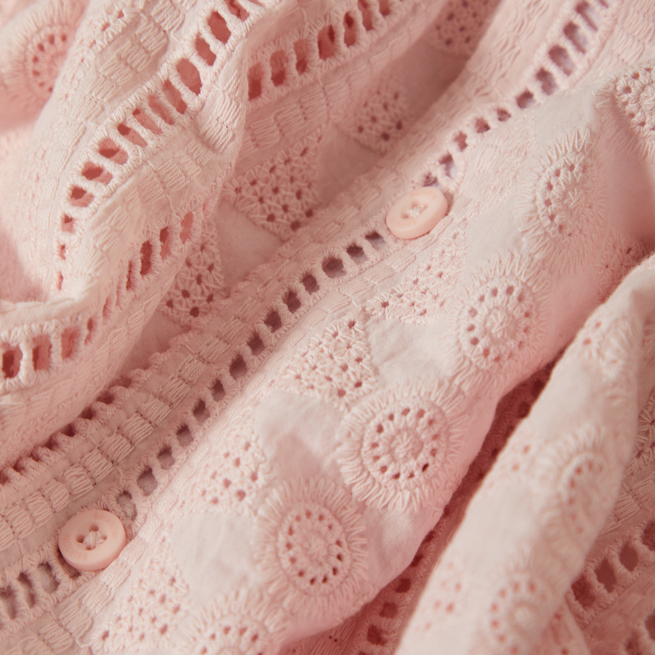PARADISE LOUNGE S/S WOVEN - CHALK PINK