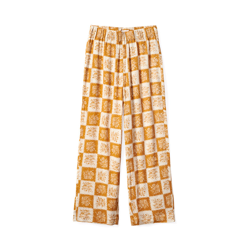 PATCHWORK CROP PANT