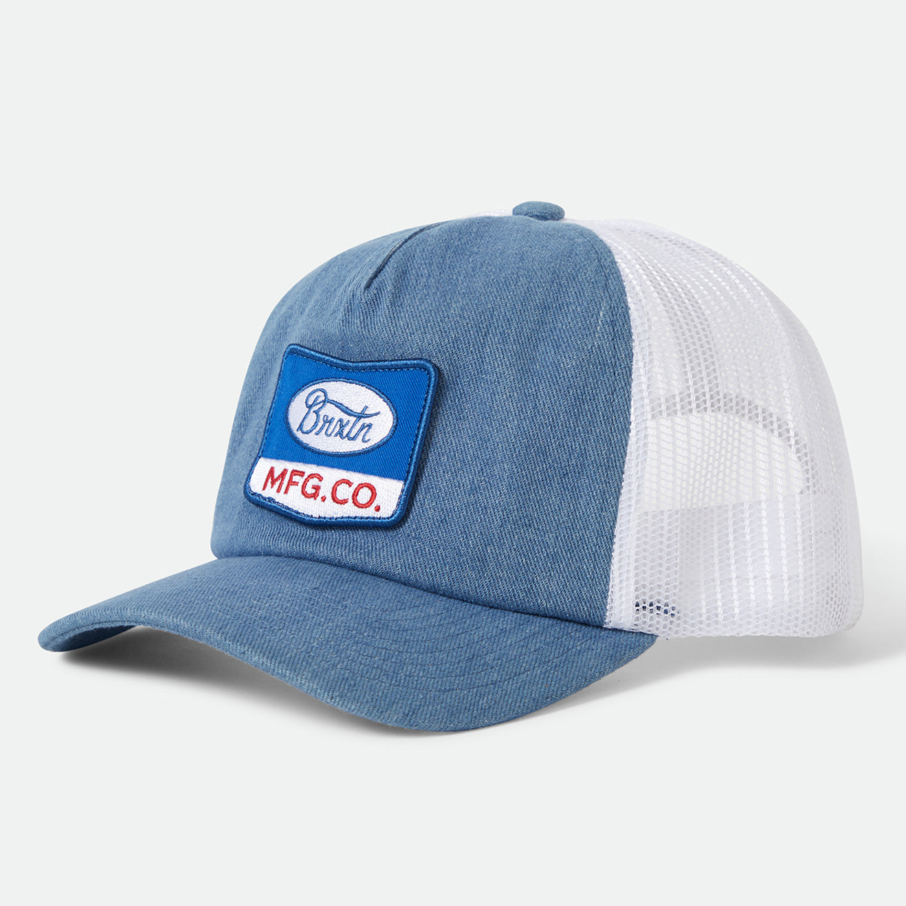 PHILLIPS NP MP TRUCKER HAT-DENIM/WHITE