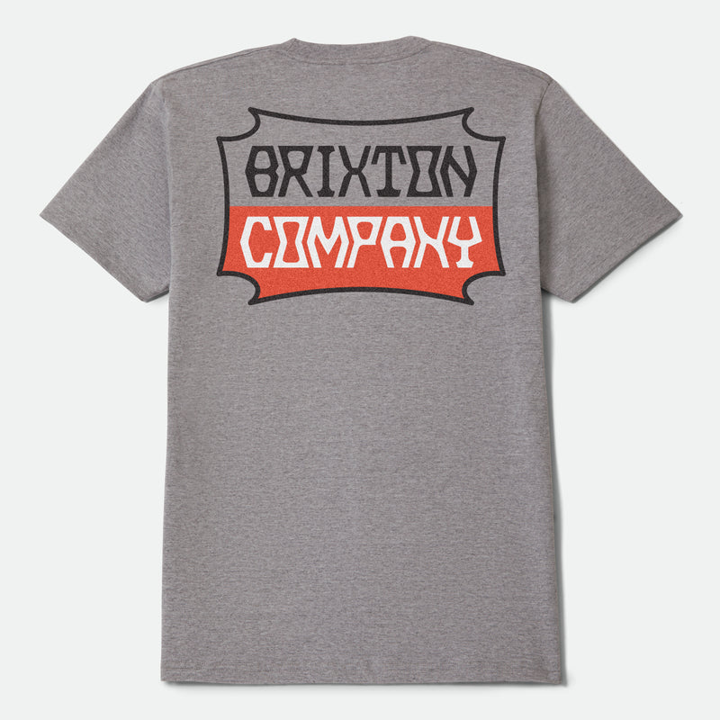 PILLAR S/S STD - HEATHER GREY