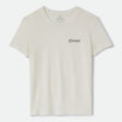 PINNED SLIM CREW TEE - OFF WHITE