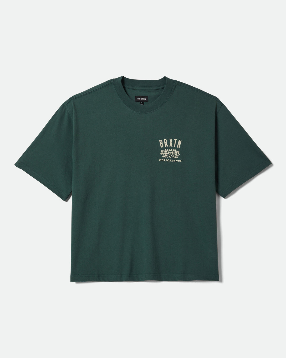 PRIMARY S/S CROPPED TEE - PRIMAL GREEN