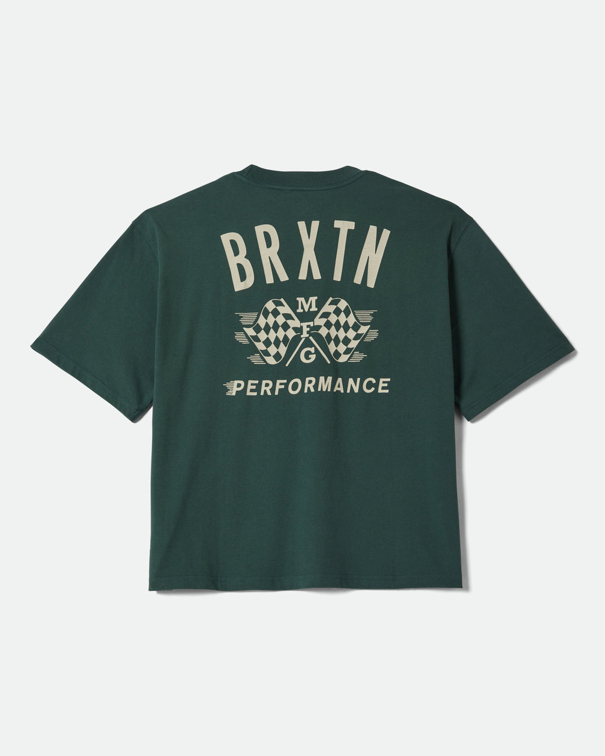 PRIMARY S/S CROPPED TEE - PRIMAL GREEN
