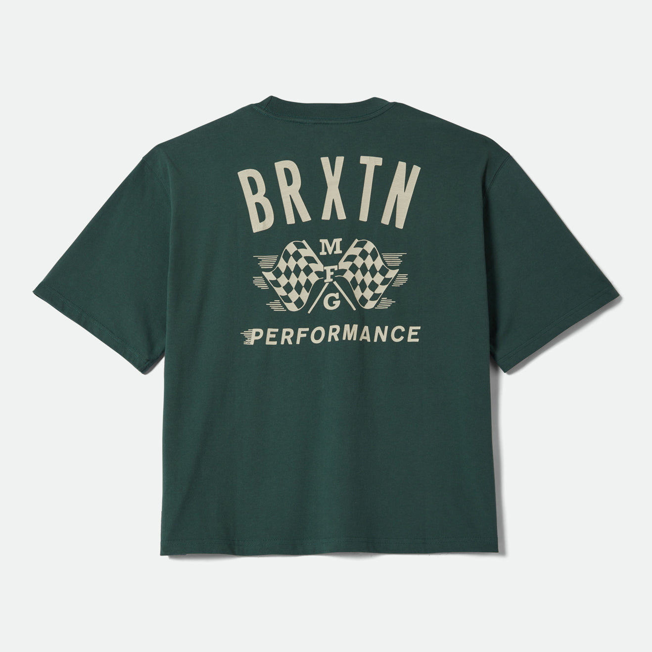 PRIMARY S/S CROPPED TEE - PRIMAL GREEN