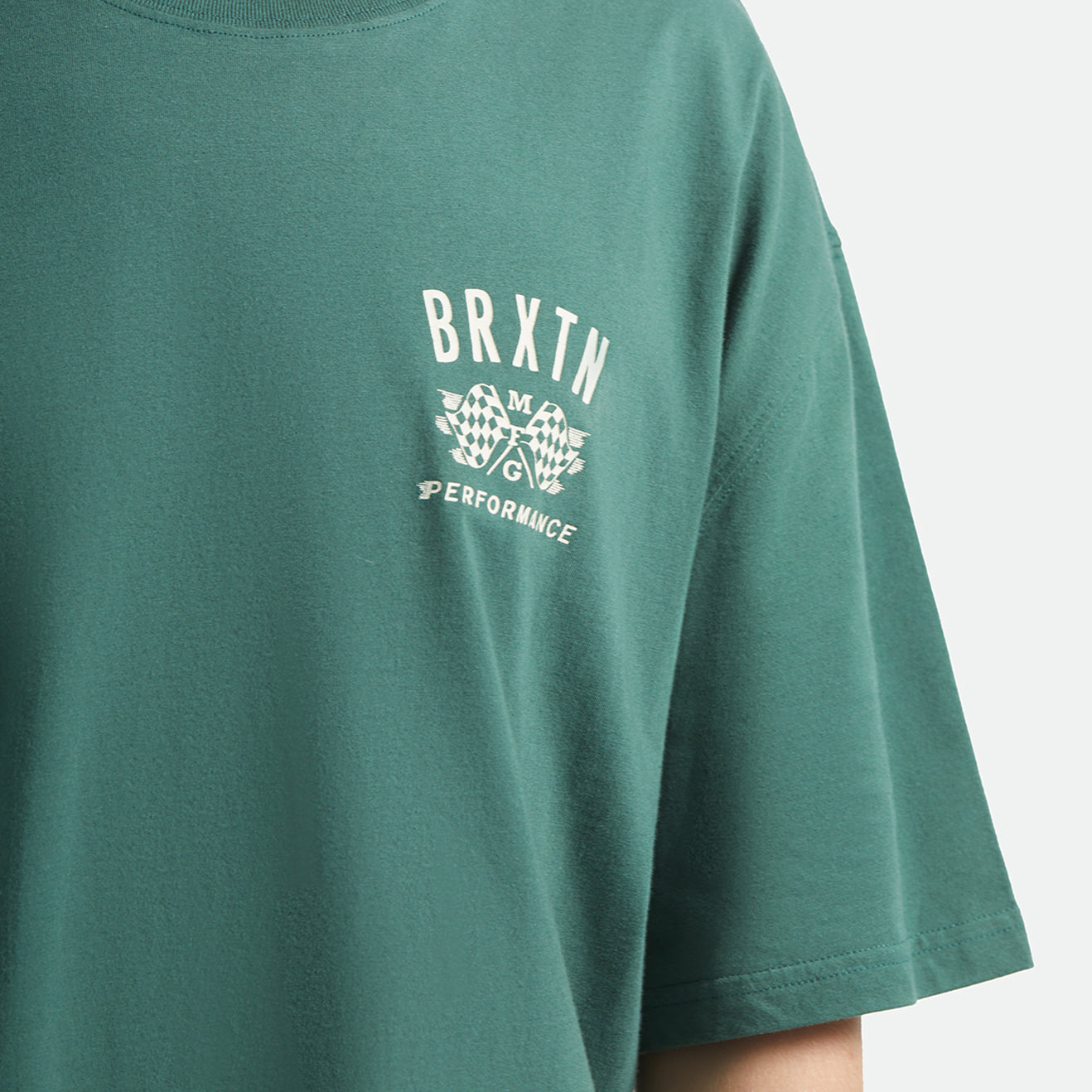 PRIMARY S/S CROPPED TEE - PRIMAL GREEN