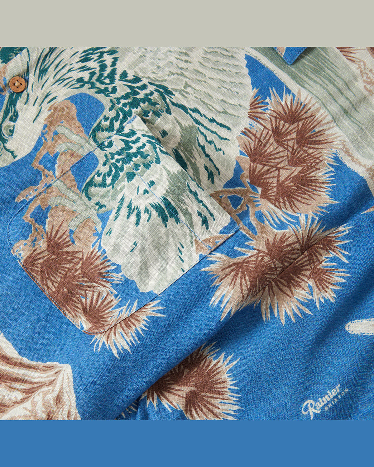 RAINIER X BRIXTON S/S WVN - BLUE SKY