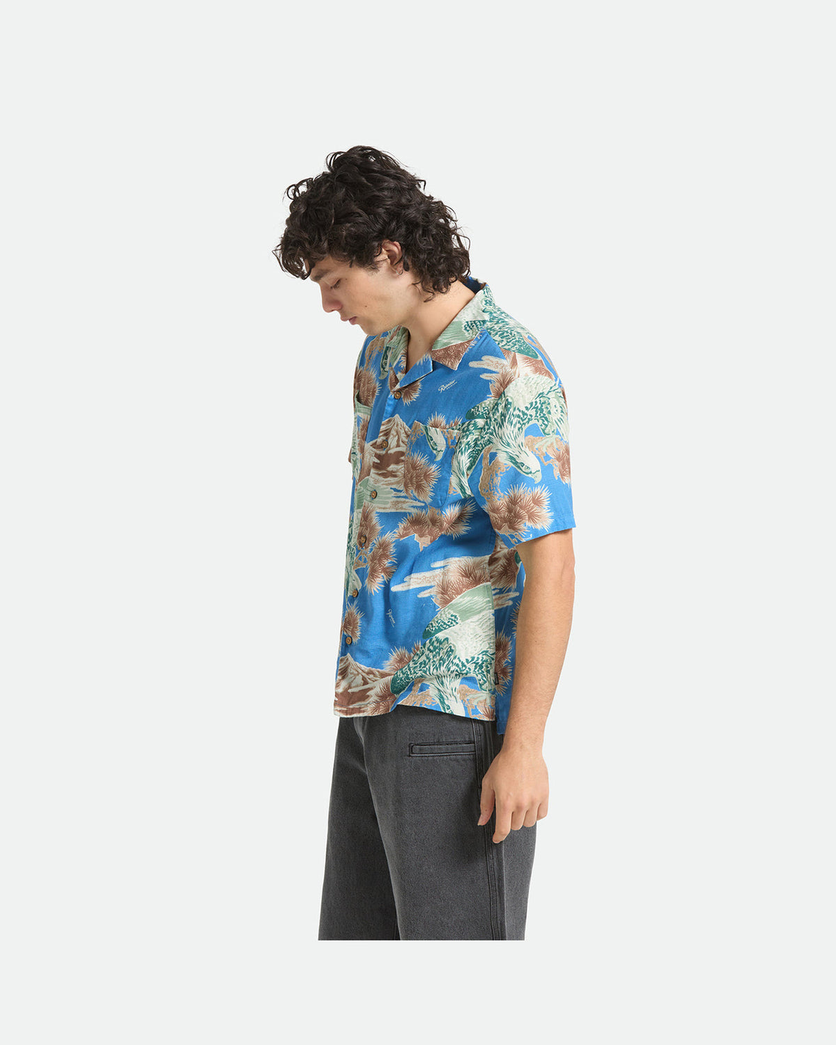 RAINIER X BRIXTON S/S WVN - BLUE SKY
