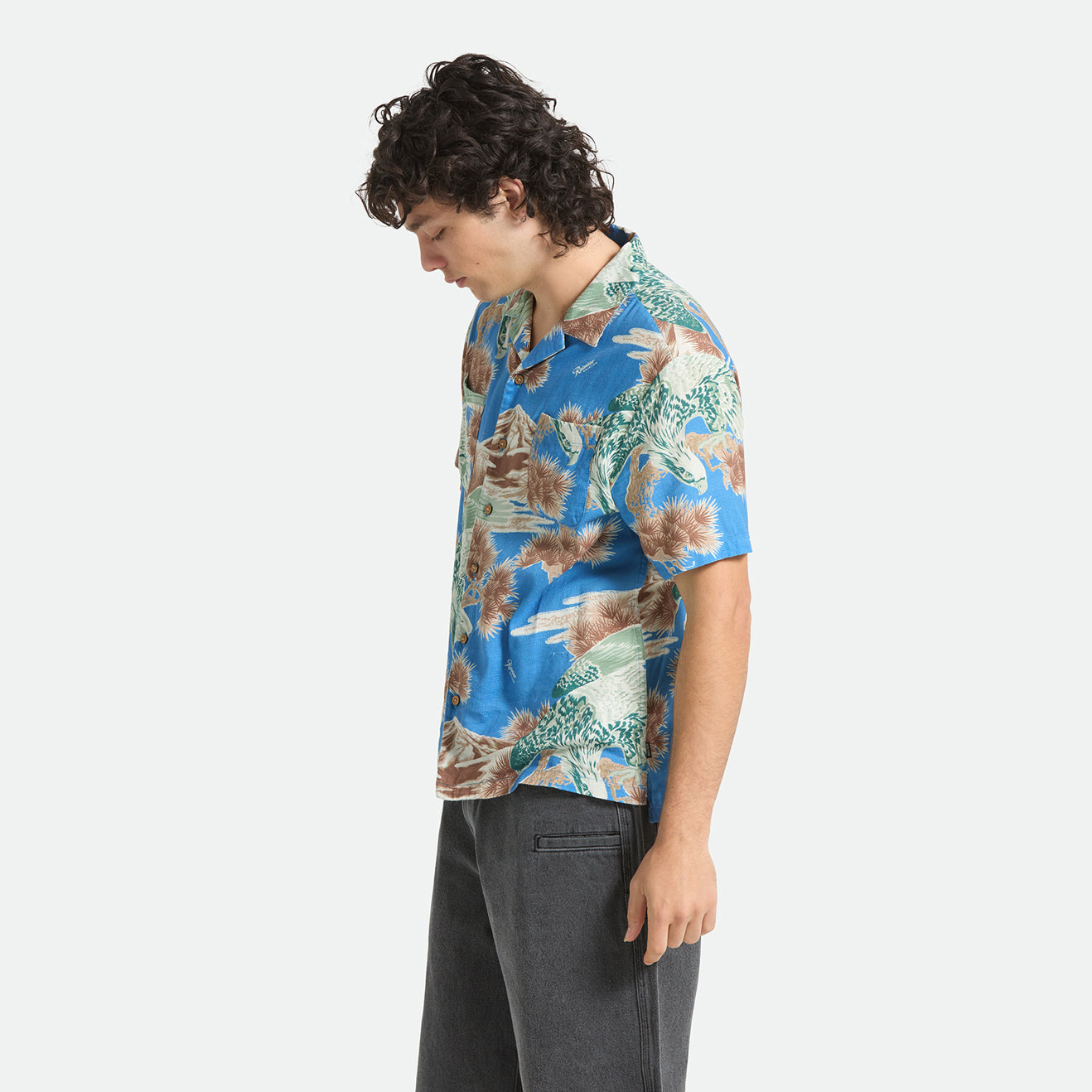 RAINIER X BRIXTON S/S WVN - BLUE SKY