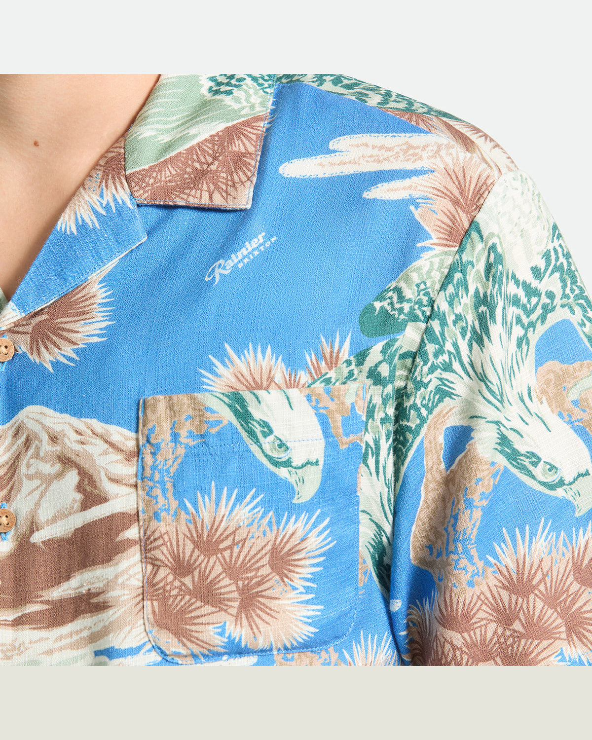 RAINIER X BRIXTON S/S WVN - BLUE SKY