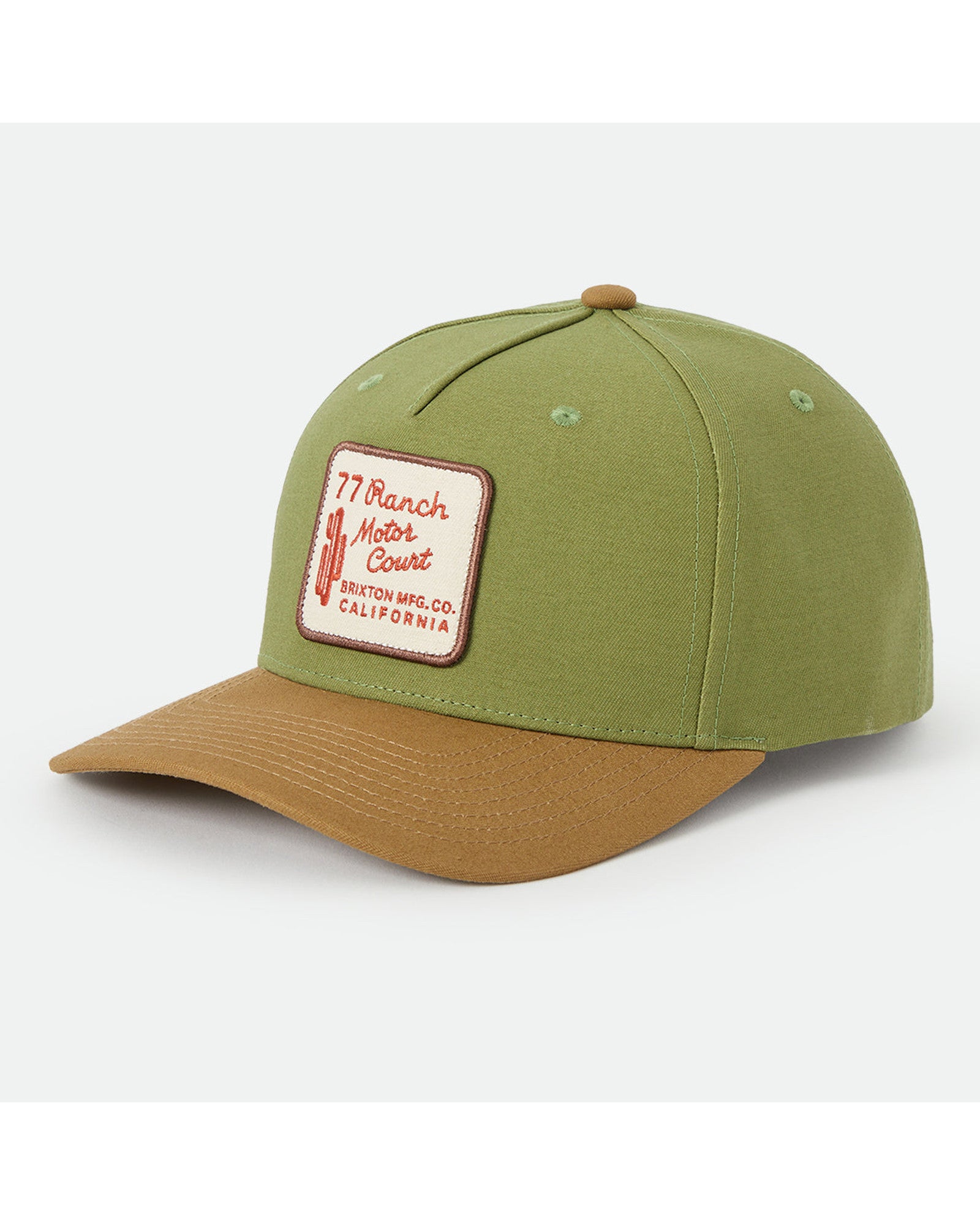 RANCH MOTO COURT SNAPBACK - SUBLIME GREEN/DUSTED OCHRE