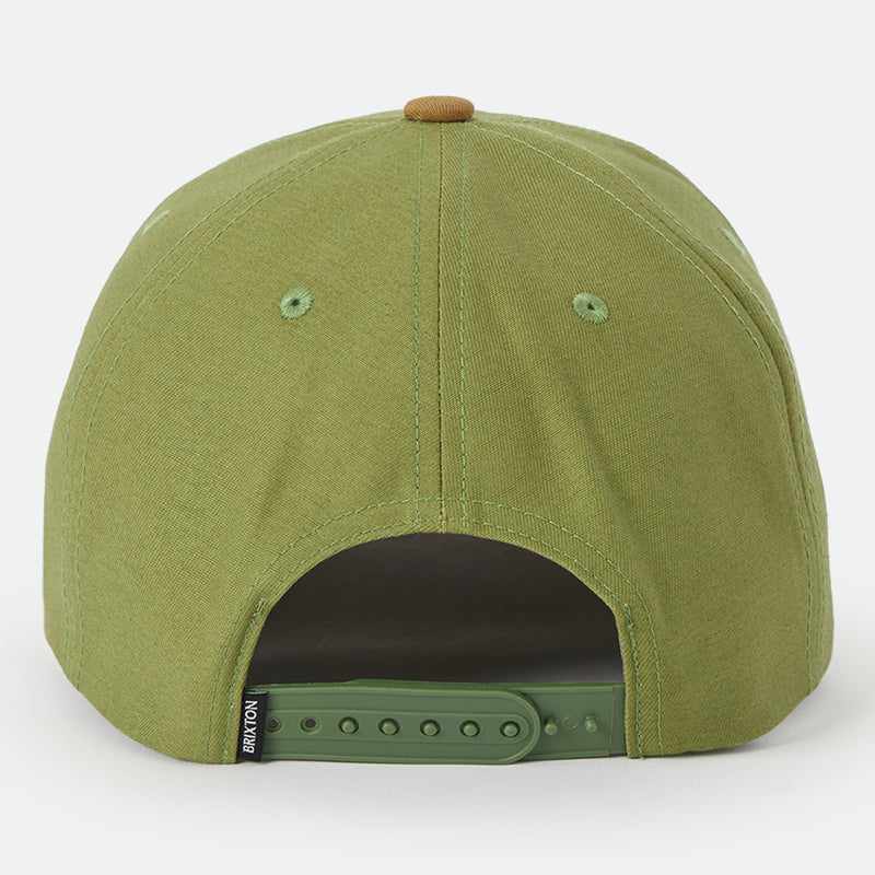 RANCH MOTO COURT SNAPBACK - SUBLIME GREEN/DUSTED OCHRE