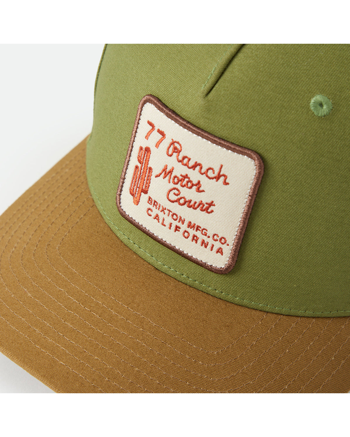 RANCH MOTO COURT SNAPBACK - SUBLIME GREEN/DUSTED OCHRE