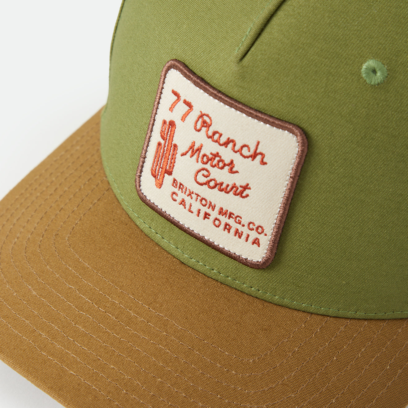 RANCH MOTO COURT SNAPBACK - SUBLIME GREEN/DUSTED OCHRE
