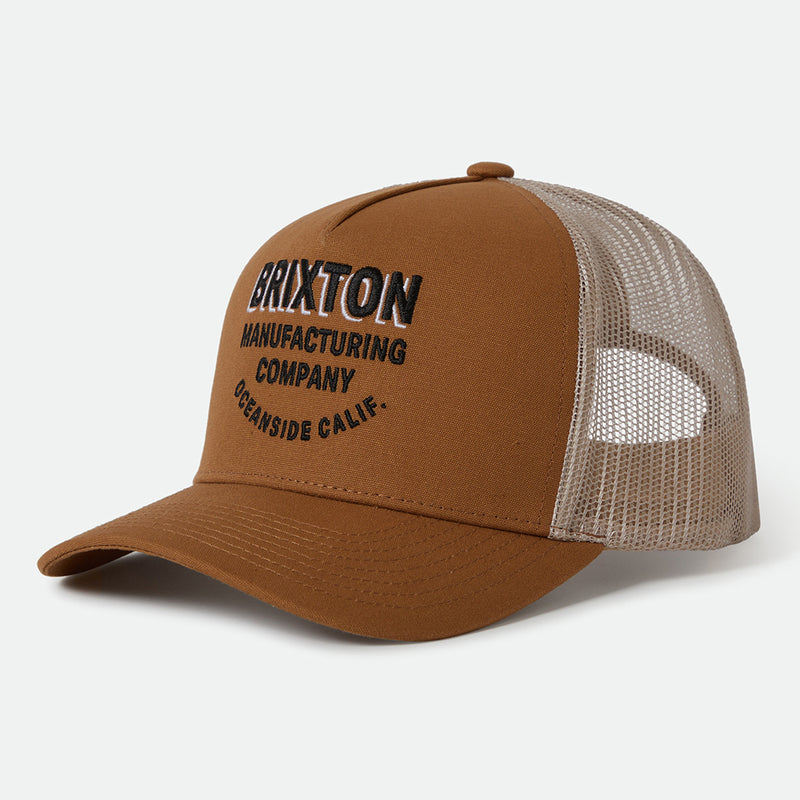 REDOUBT C NP MP TRUCKER HAT - WASHED COPPER/SAND