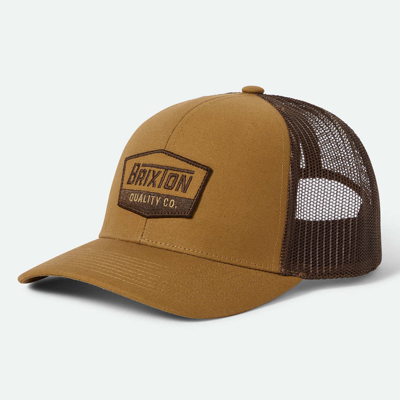 REGAL NETPLUS MP TRUCKER HAT-DARK KHAKI/COFFEE